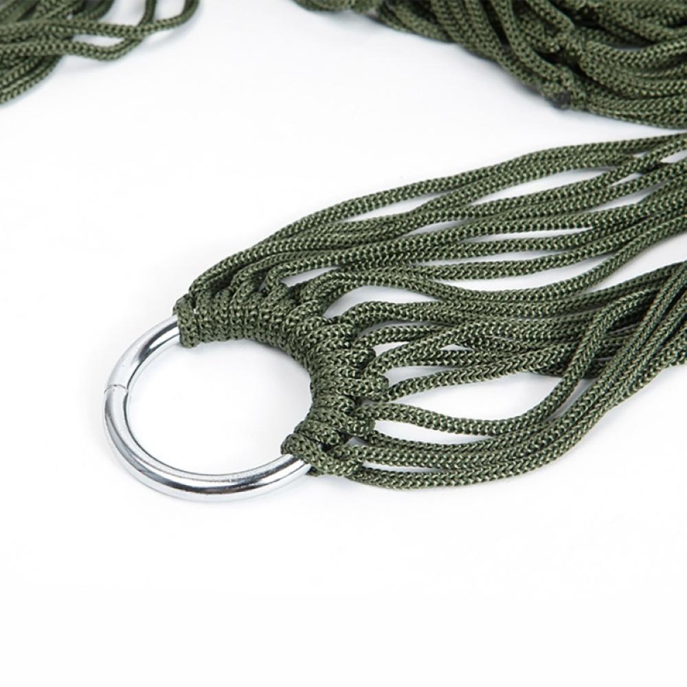 Du Lịch Võng Cắm Trại Võng Ngoài Trời Thể Thao Võng Xanh Dương Phối Lưới Nylon Ngủ Kèm Móc Treo Cho Sân Vườn Bãi Biển Cắm Trại