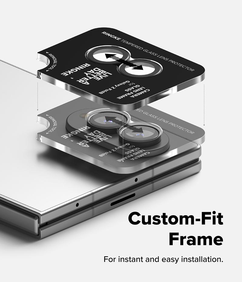 [Combo 2] Dán camera cho Samsung Galaxy Z Fold 8 RINGKE Lens Frame Glass - Hàng Chính Hãng