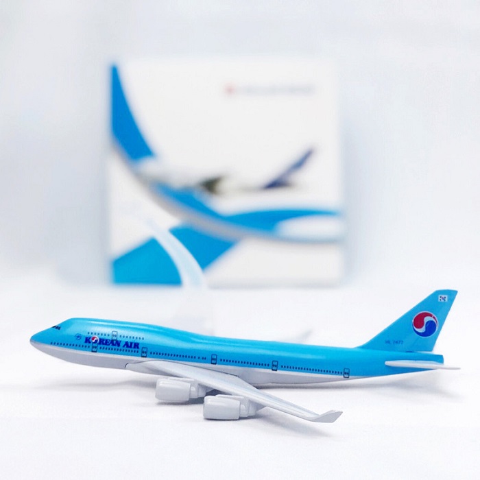 Mô hình máy bay B747 Korean Air 16cm