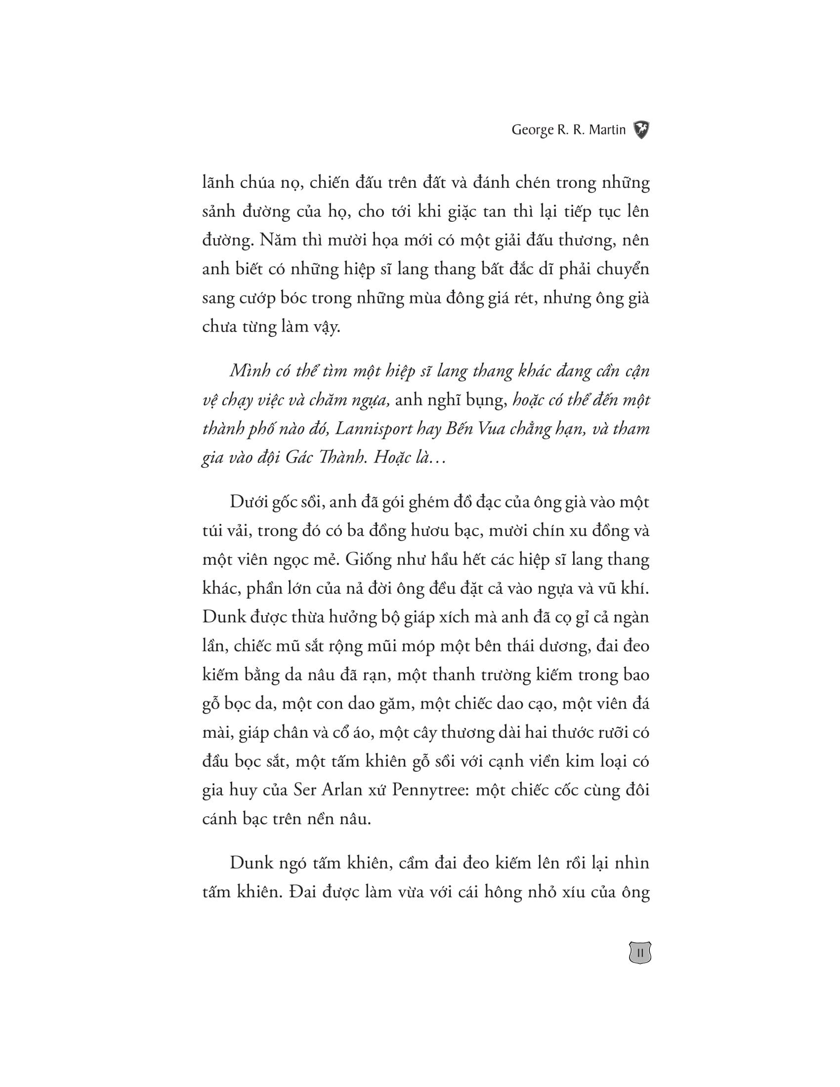 Sách - A Knight Of The Seven Kingdoms - Hiệp Sĩ Bảy Vương Quốc