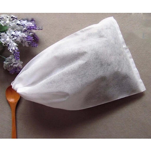 Combo 100 túi lọc trà, thảo dược dây rút chất liệu không dệt - HENRYSA