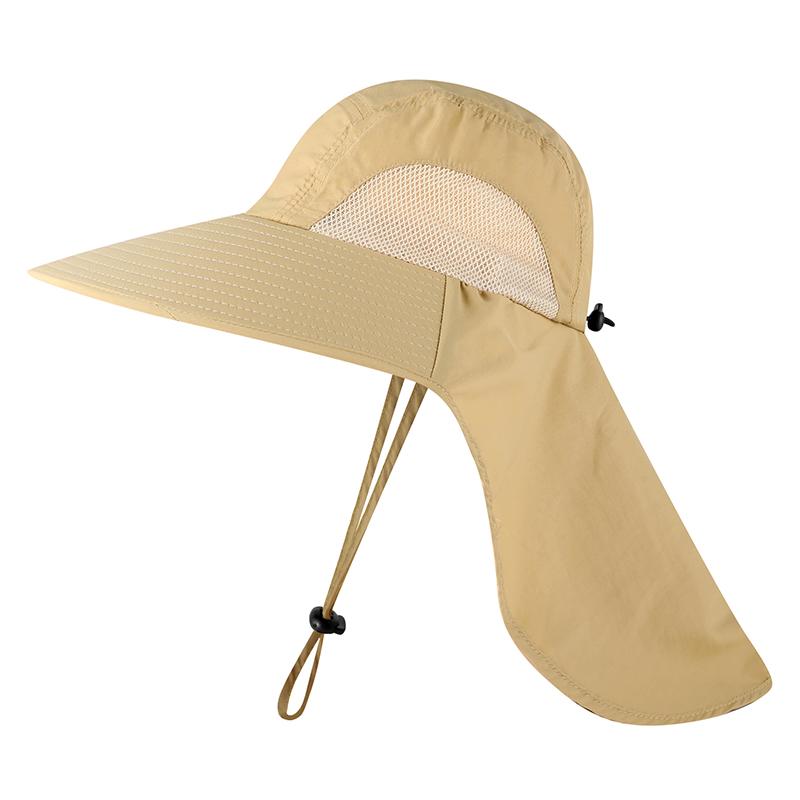 Mùa Hè Nắng UPF 50 + Nón Lưỡi Trai Nam Nữ Chống Thấm Nước Xô Nón Có Cổ Vạt Ngoài Trời Lớn Rộng nón Lưỡi Trai