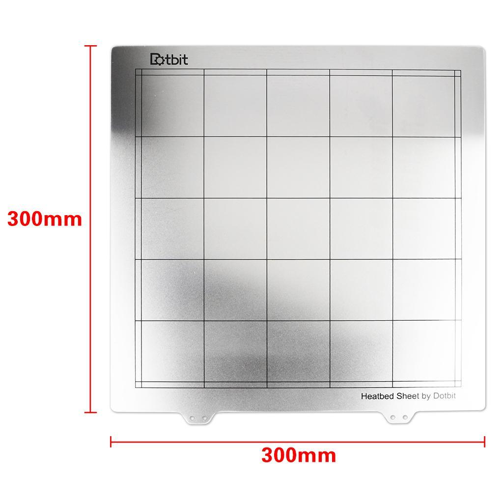 2x 300x300mm Spring Steel Sheet Heat Bed Platform for   Printer