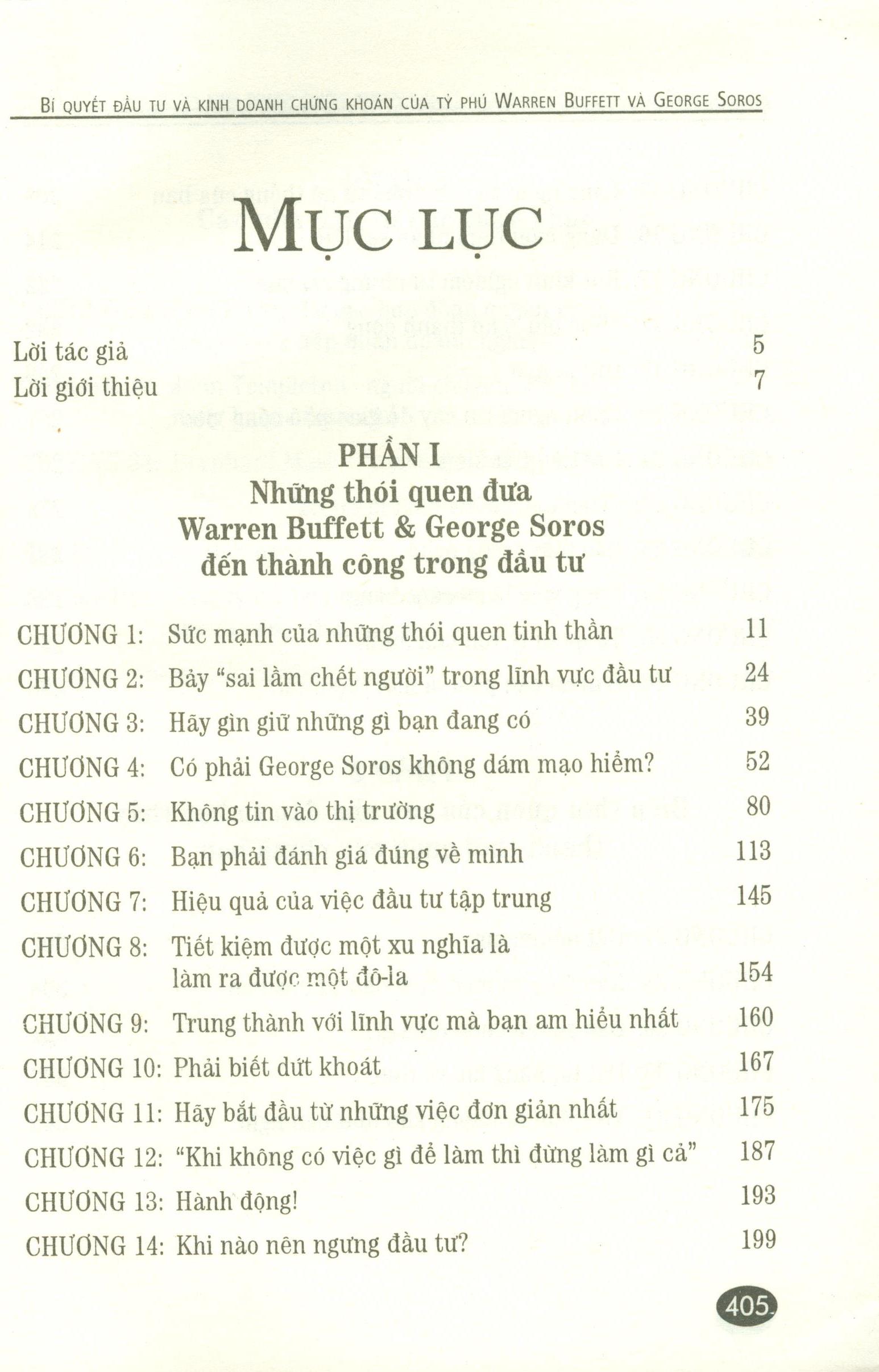 Bí Quyết Đầu Tư & Kinh Doanh Chứng Khoán Của Tỷ Phú Warren Buffett Và George Soros