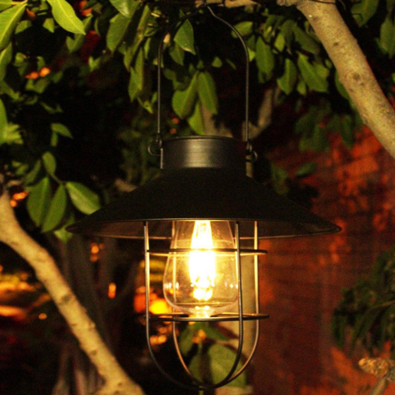 3x Solar Lantern Lamp Waterproof IP65 Lights Landscape for Patio Tree Fence