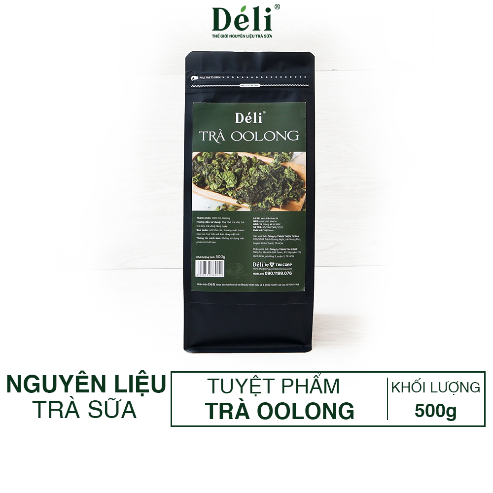 Trà Oolong đặc biệt (Oolong nướng) Déli - 500gr - chuyên dùng pha chế trà sữa, trà trái cây.