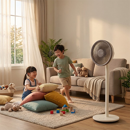 Quạt đứng Sharp PJ-CD227V-W - Hàng chính hãng