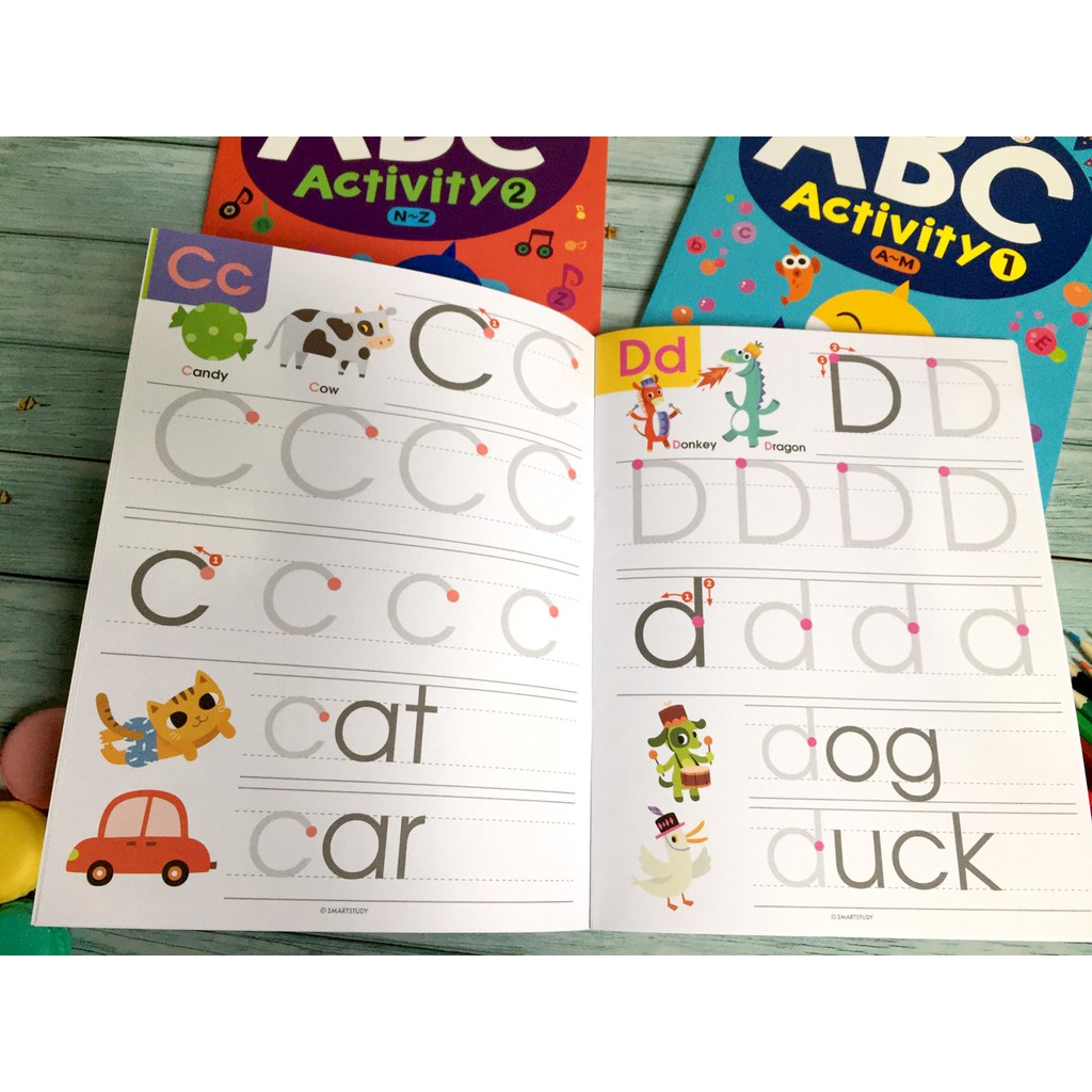 Bảng Chữ Cái Abc Activity 1 - A-M -Dành Cho Trẻ 3-6 Tuổi