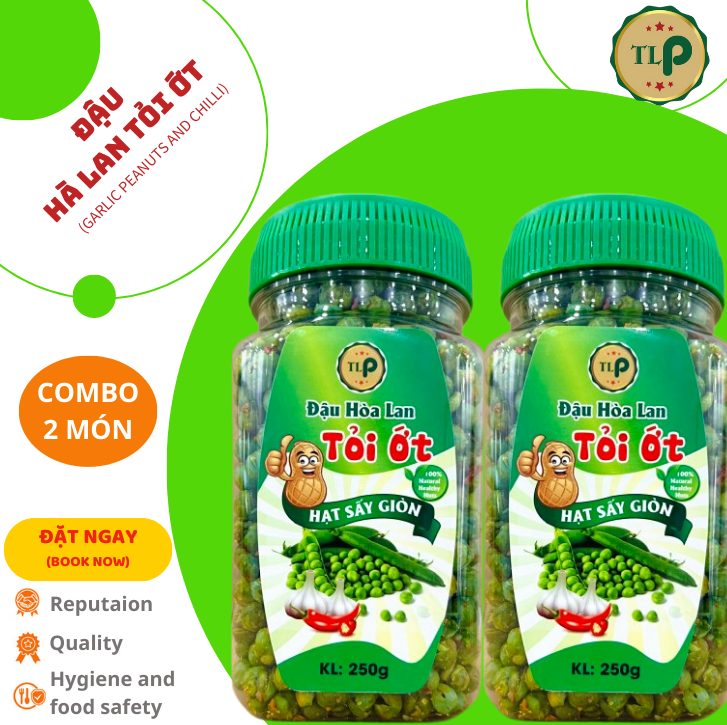 ĐẬU HÀ LAN TỎI ỚT TÂN LỘC PHÁT HŨ 250G