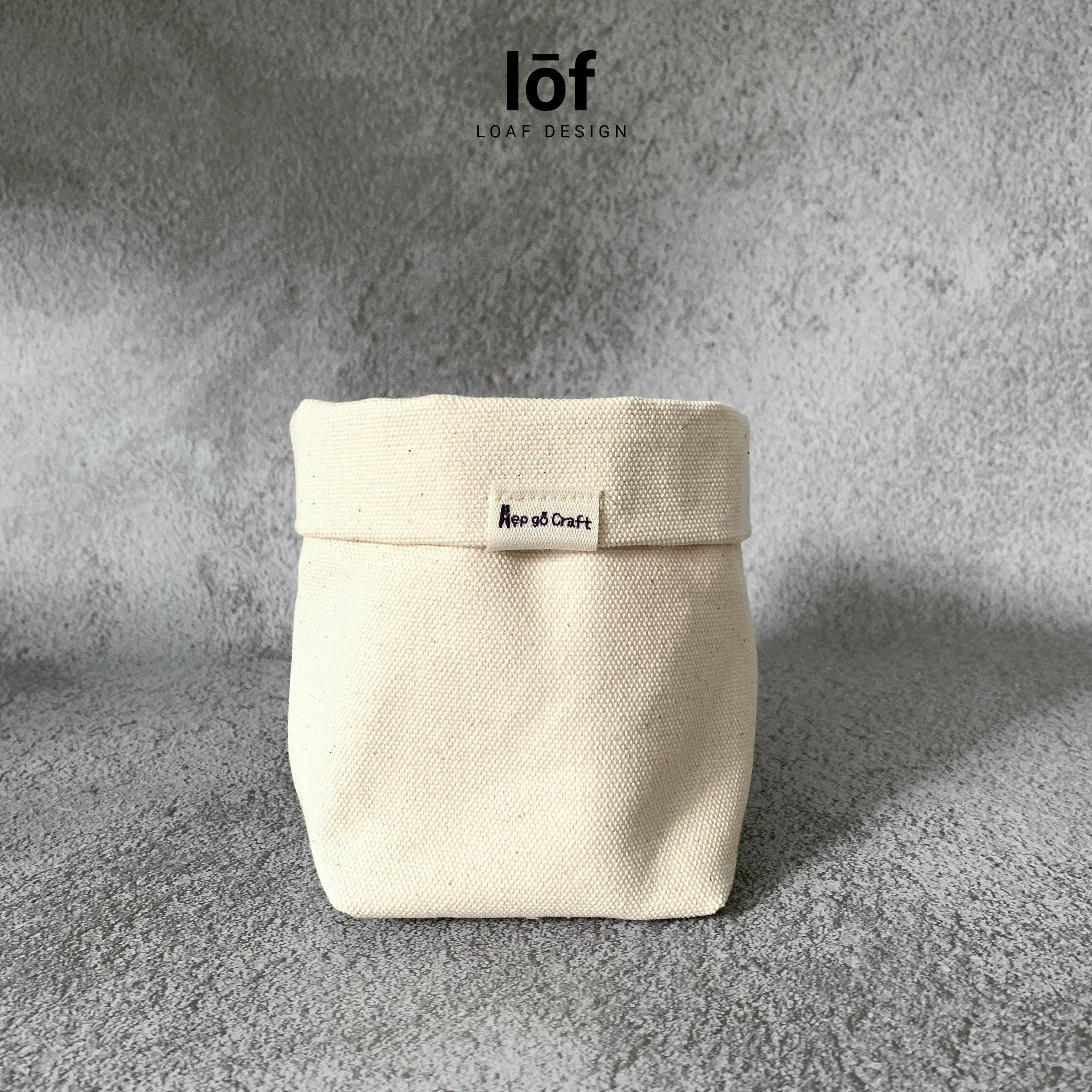 Chậu vải trồng cây để bàn Loaf Design