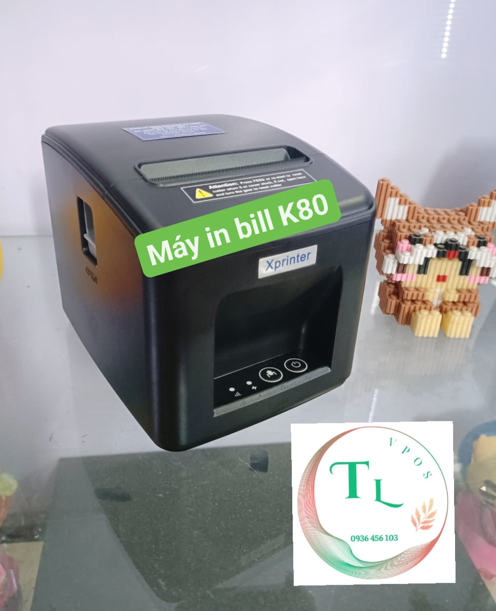 Máy in đơn Livestream, Máy in hóa đơn kết nối điện thoại, Máy in nhiệt K80, Máy in Bill kết nối điện thoại - Hàng Chính Hãng