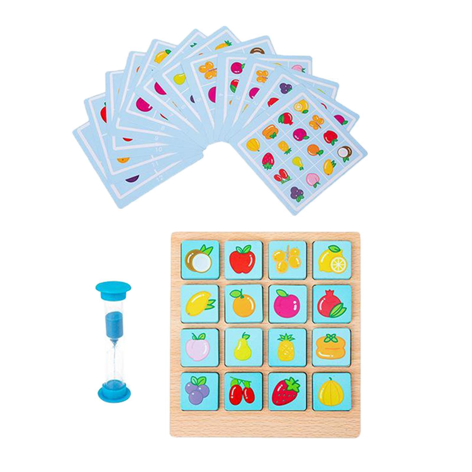 Wooden Memory Chess Game Kid Educational Intelligent Game Toy