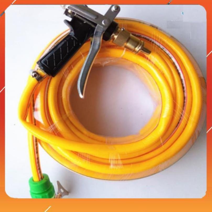 Vòi tưới cây rửa xe️️Evoucher Bộ dây và vòi xịt tăng áp lực nước loại 10m 206400