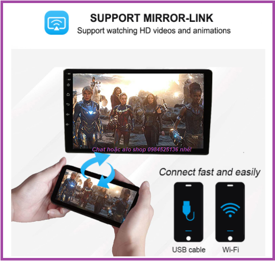 Bộ màn hình DVD Android Cho Ô Tô VIOS 2014-2017 kèm mặt dưỡng,Tích Hợp GPS Chỉ Đường, Xem Camera Lùi – màn Full HD.