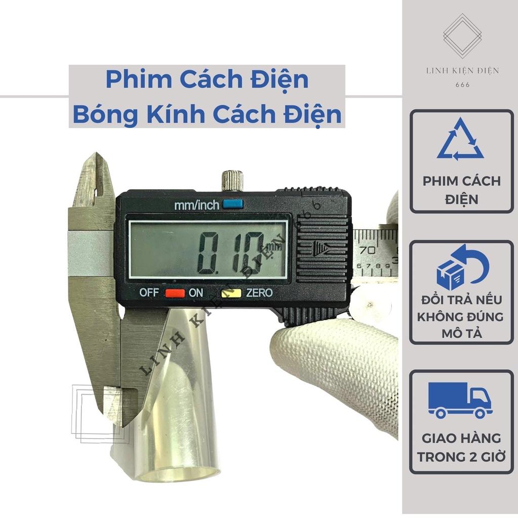 Phim Cách Điện Giấy Cách Nhiệt Quấn Biến Áp Bóng Kính Lót Cách Điện (20x120cm) PCD01MM