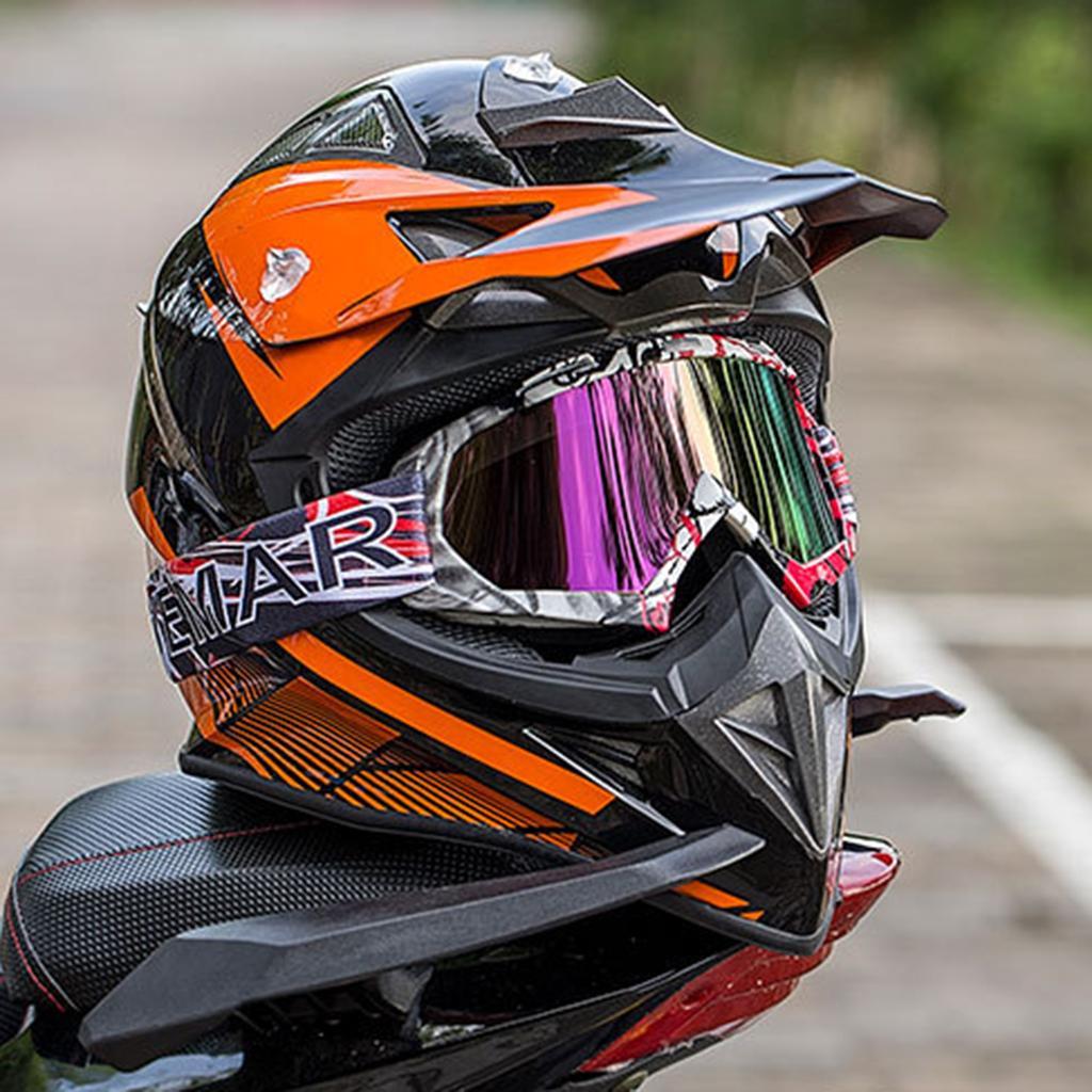 Racing Motocross Snowmobile Snowboard Goggles Protector Eyewear Clear