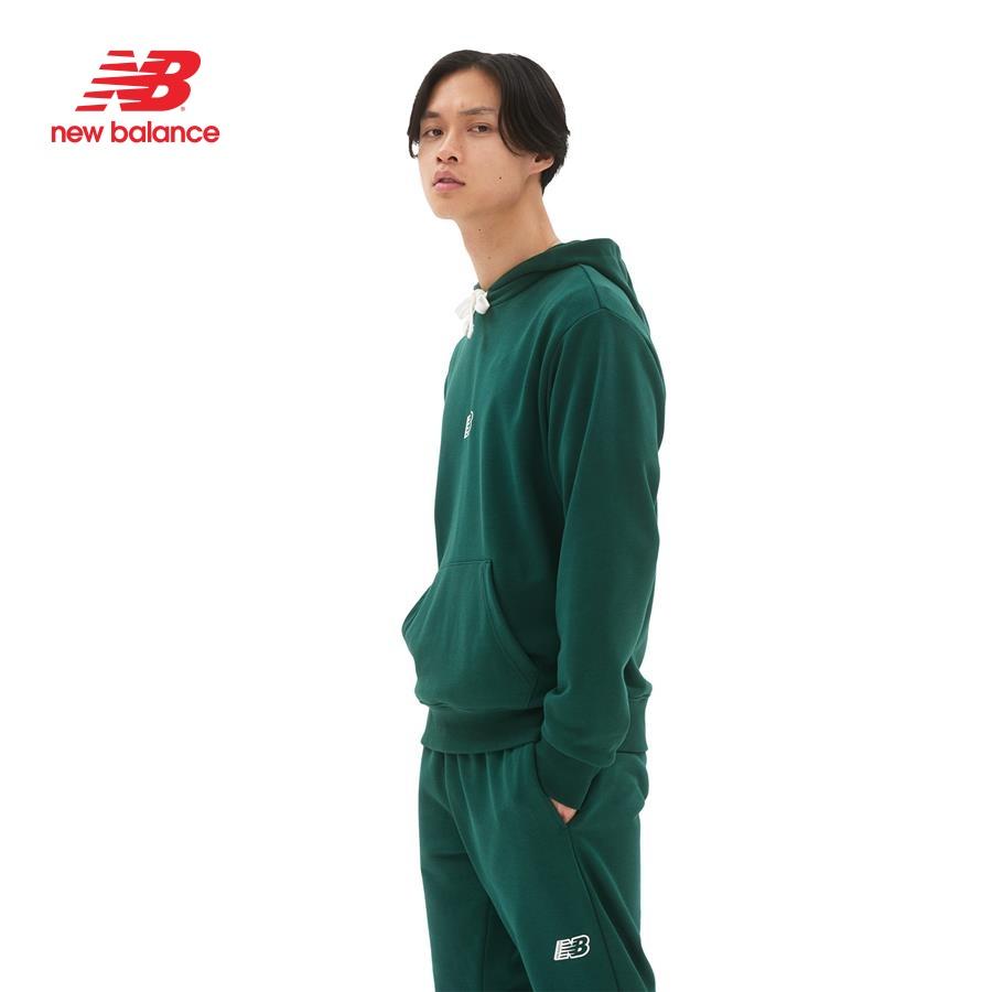 Áo khoác hoodie thời trang nam New Balance APP LIFESTYLE HOODIES M NIGHTWATCH GREEN - AMT23511NWG