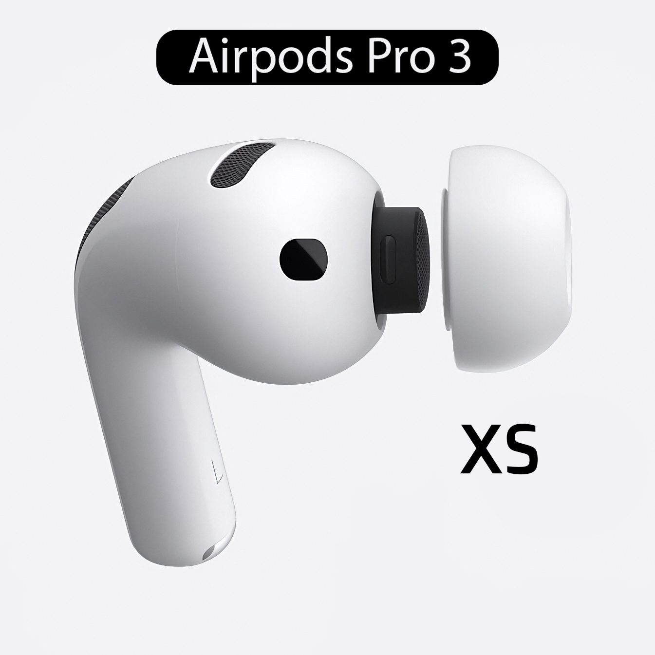 Cặp Nút Đệm Tai Nghe Silicone Thay Thế Cho Airpods Pro 3 - Hàng Chính Hãng