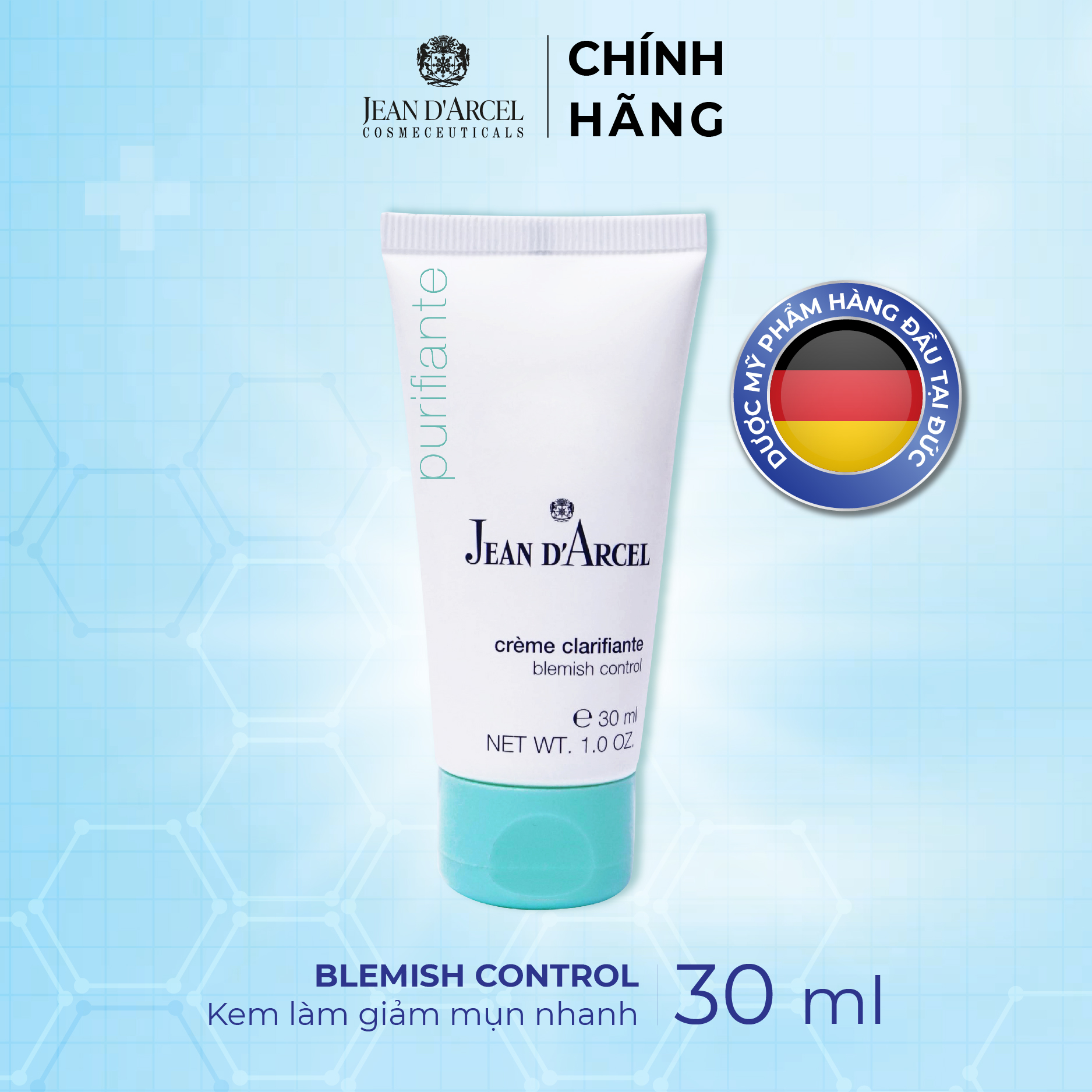 J11 Kem giúp giảm mụn nhanh Blemish Control Jean d'Arcel