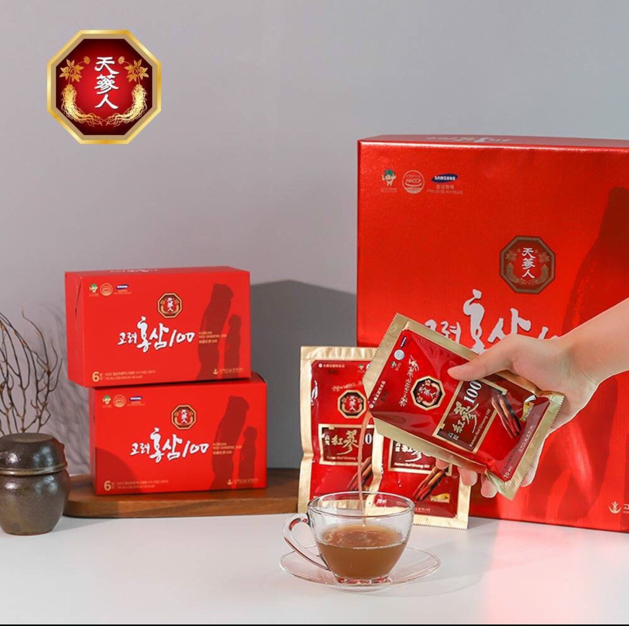 Tinh Chất Hồng Sâm BIO Hàn Quốc Nguyên Chất 100% Korean Red Ginseng 