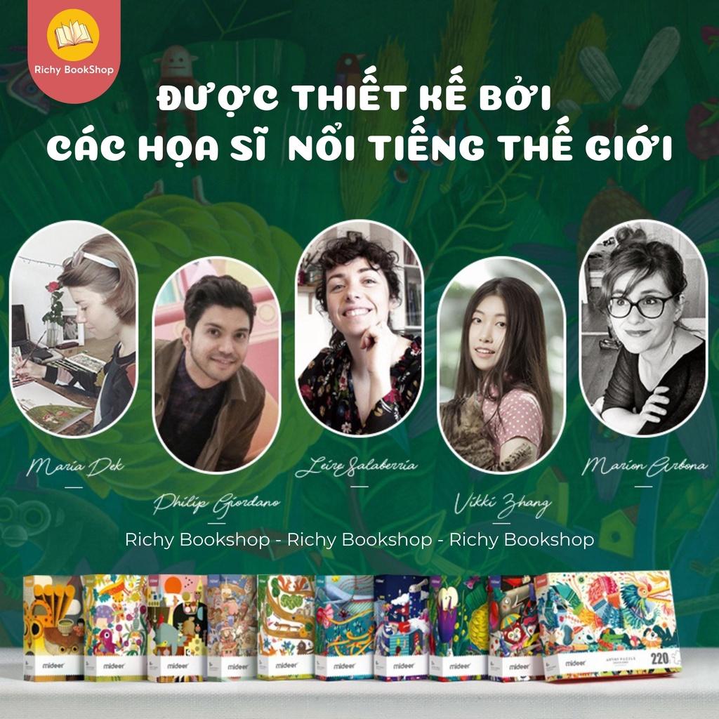 Đồ Chơi Xếp Hình Nghệ Thuật Quốc Tế Siêu Cấp Cho Bé Từ 3+ Tuổi - Mideer International Artist Premium Puzzle