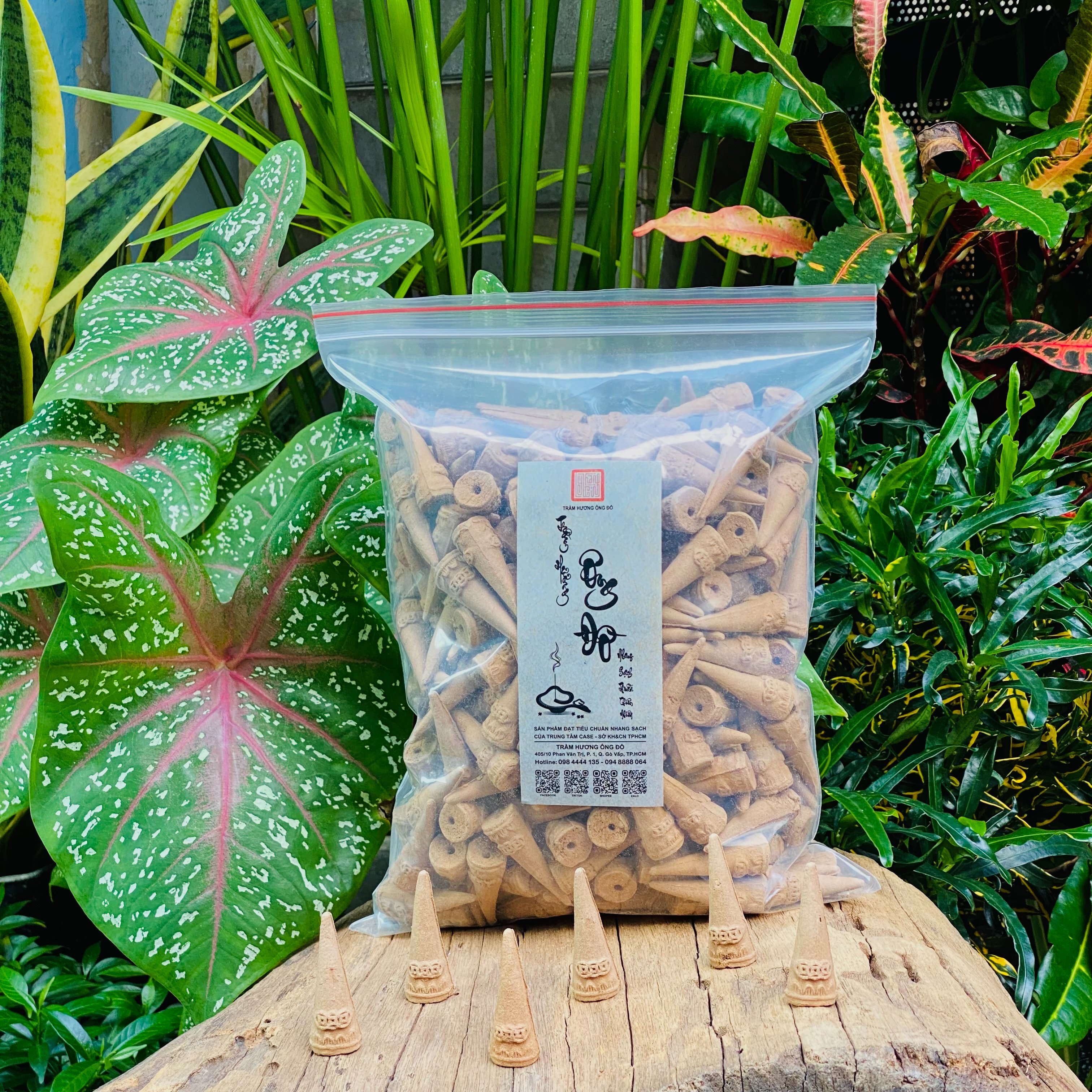 Nhang Nụ Trầm Hương, Loại 0.5 Ký Cao Cấp, Nhang Sạch Thuần Thiên Nhiên