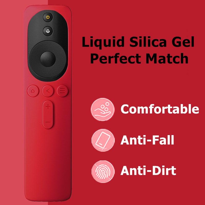 1 Vỏ Bọc Điều Khiển Từ Xa Bằng Silicon Cho Xiaomi TV Mi 4A 4C 4X 4S Vỏ Điều Khiển Từ Xa Chống Rơi Chống Trượt Vỏ Bảo Vệ Chống Bụi