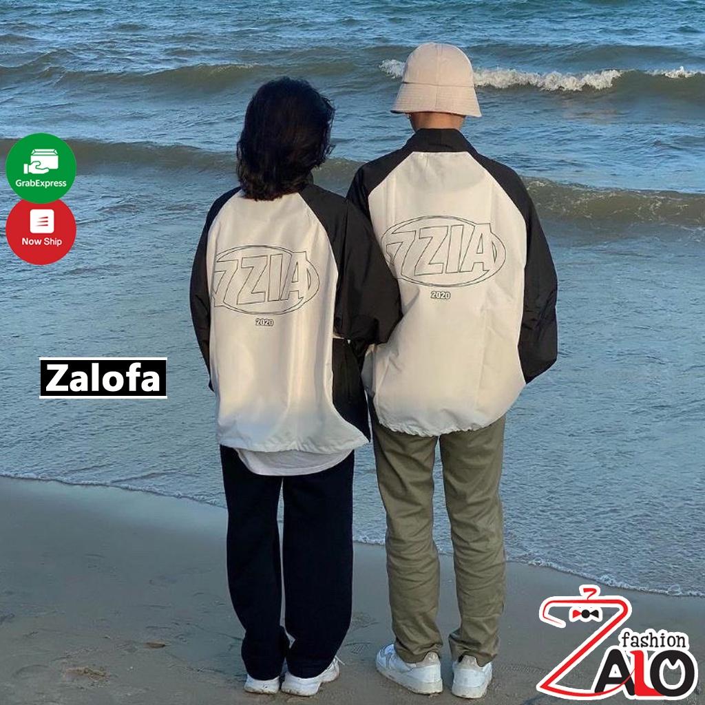 Áo khoác dù TMS 7ZIA Ulzzang Nam Nữ Unisex from rộng Bomber Jacket form rộng Unisex 2 lớp Chống Nắng Siêu Hot ulzzang Jacket Bomber Life Unisex