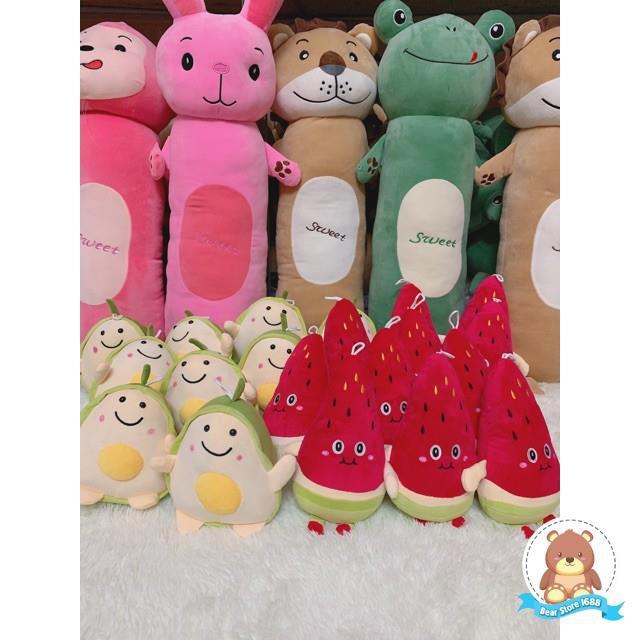 Gấu bông gối ôm quả bơ trứng 034 siêu cute