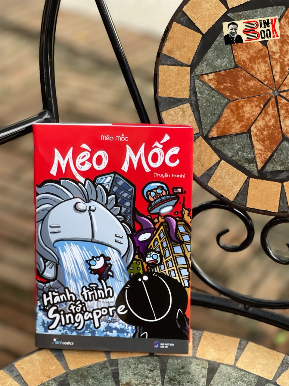 MÈO MỐC - HÀNH TRÌNH TỚI SINGAPORE - Mèo Mốc - Skybooks – bìa mềm, in màu