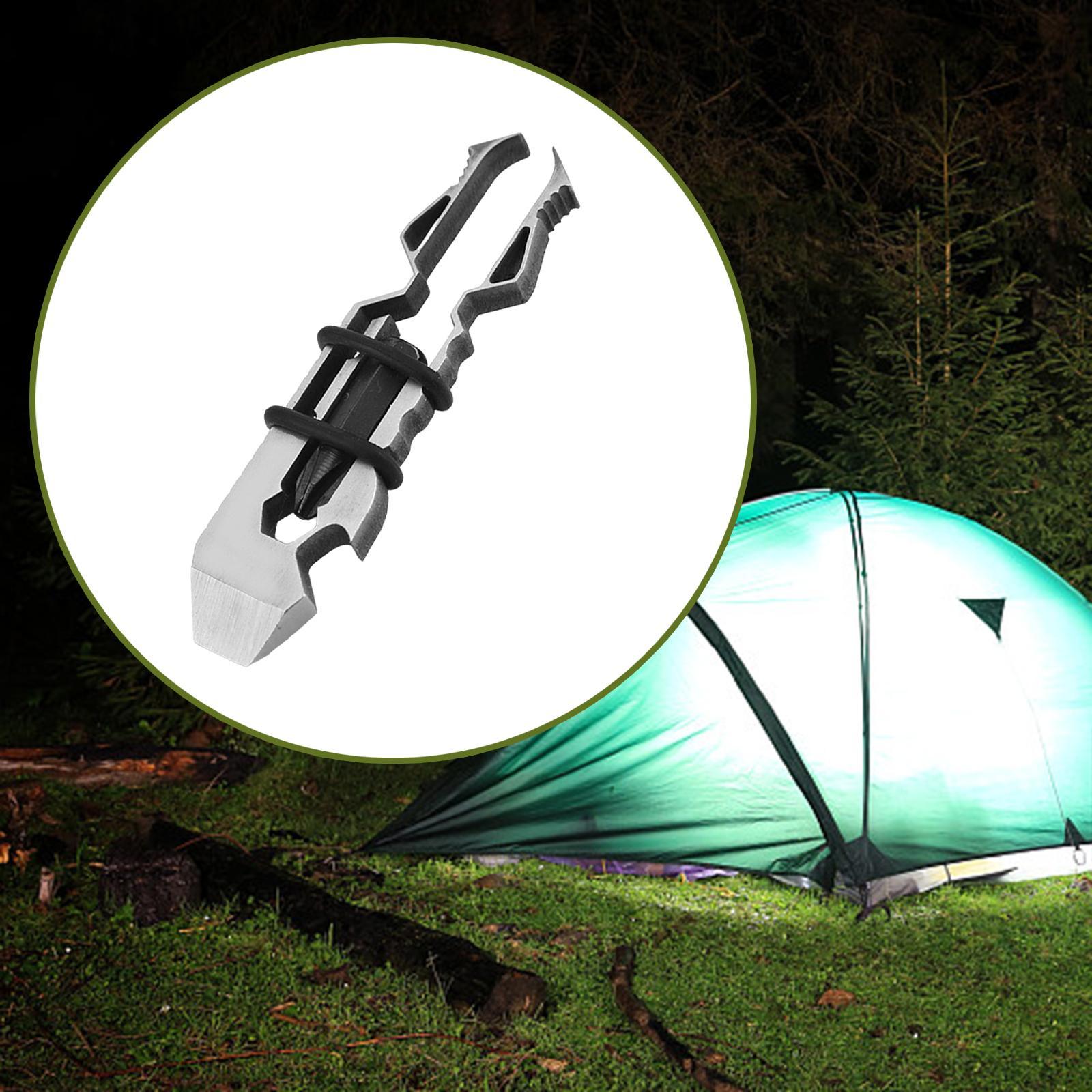 Multifunctional Tools Screwdriver Camping Outdoor Wrench 6 In 1