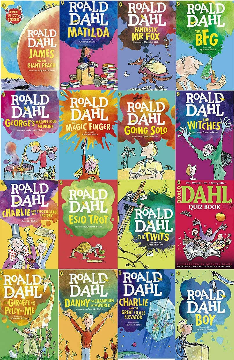 Roald Dahl Colour Edition - 18 Cuốn | Bản Nhập Khẩu (Bản Full Color)