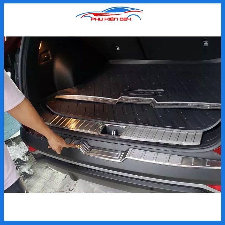 Ốp chống trầy cốp trong ngoài Tucson 2022-2023 inox sáng bóng
