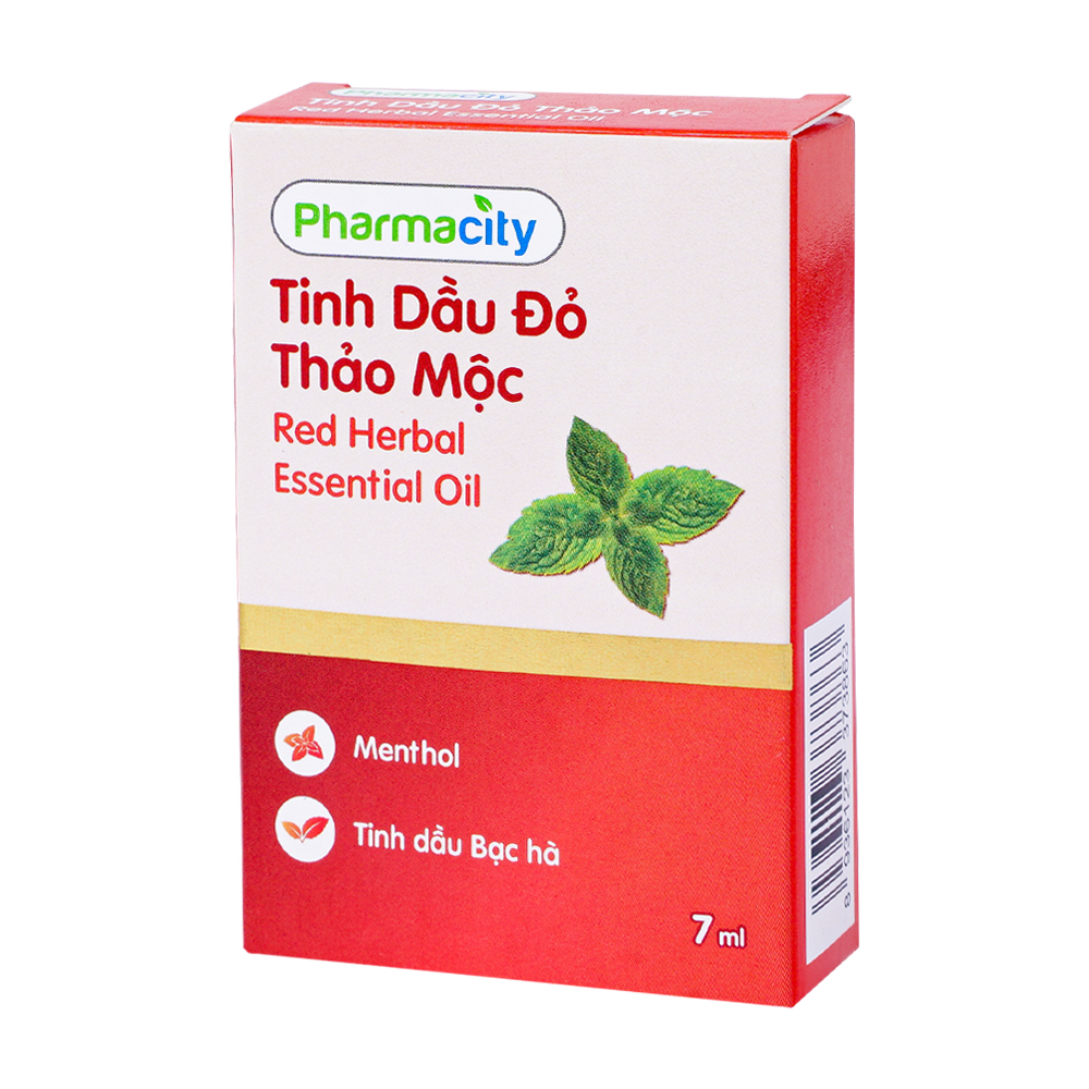 Tinh dầu đỏ thảo mộc Pharmacity (Chai 7ml)