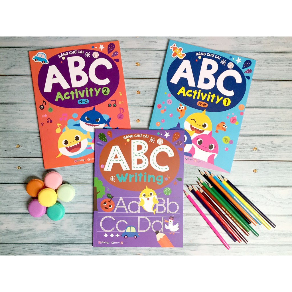 Bảng Chữ Cái Abc Activity 1 - A-M -Dành Cho Trẻ 3-6 Tuổi
