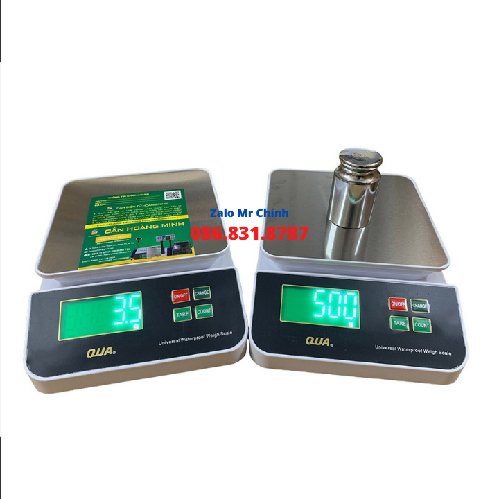 Cân Điện Tử Thực Phẩm Chống Nước Dùng Trong Nhà Bếp 5kg, 3kg QUA3/5. Chính Xác Tuyệt Đối, Chống Nước Cao. Sạc USB Tiện Dụng