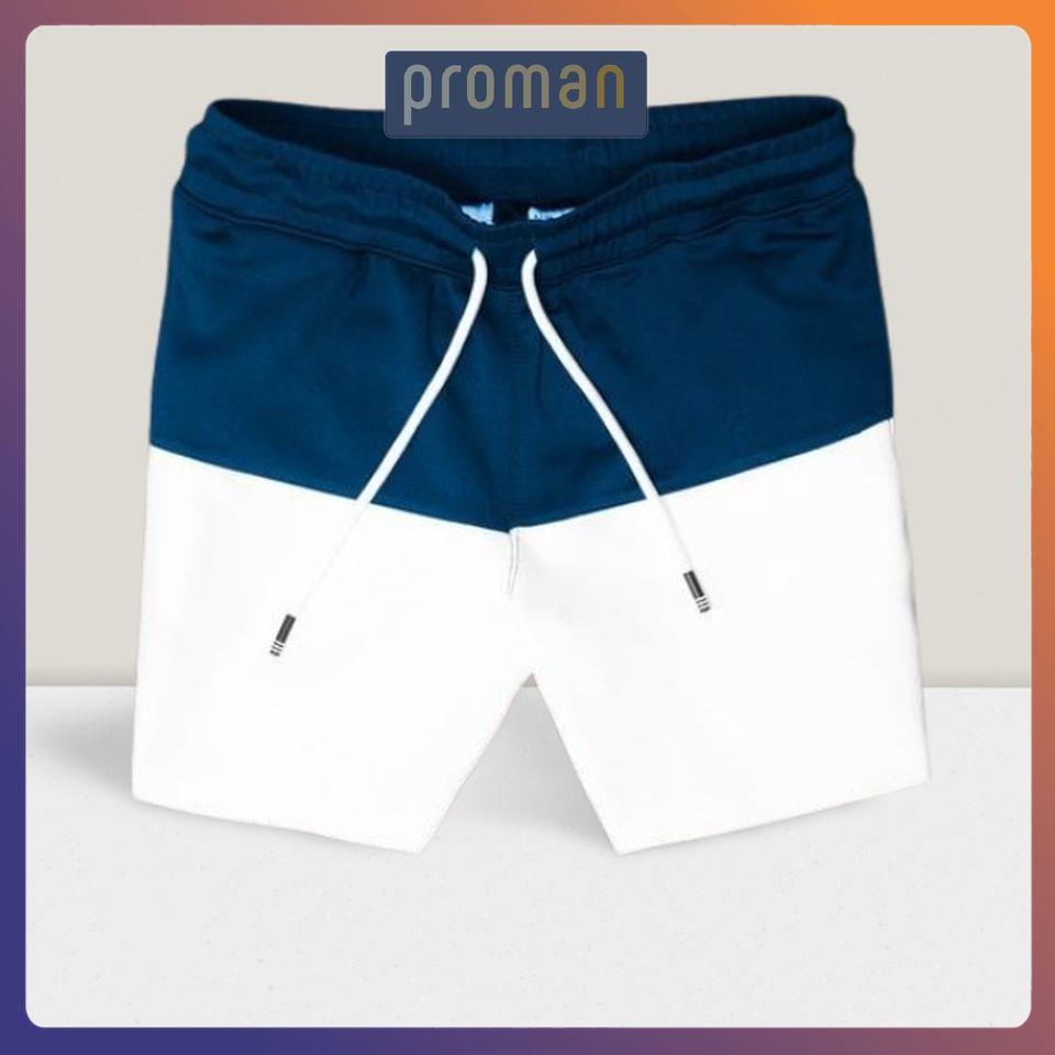Quần short nam siêu cao cấp xuất khuaaru xịn xò, quần đùi nam ngắn đẹp cao cấp đáng họa tiết trơn QD03 - PROMAN