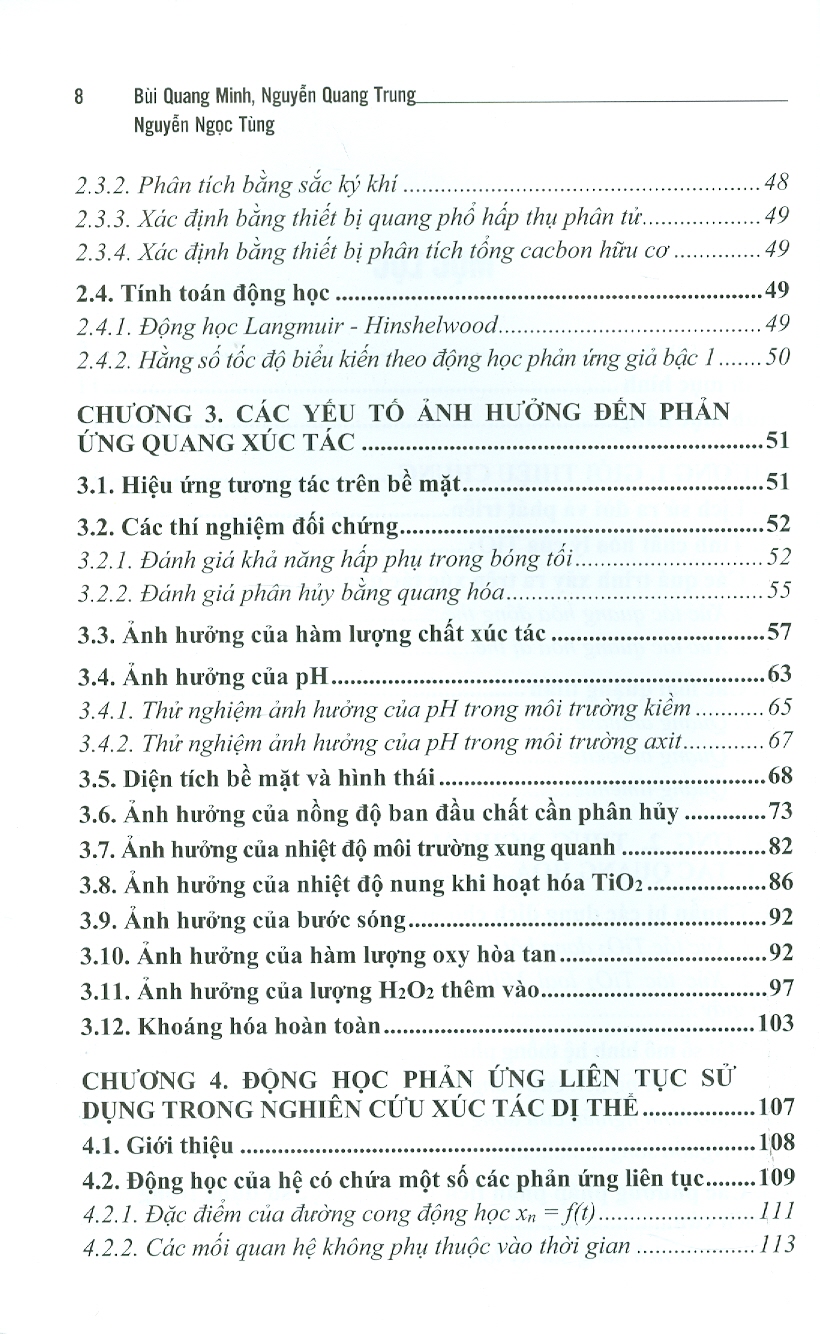 Nghiên Cứu Về Xúc Tác Quang Hóa Trong Xử Lý Nước (Ví Dụ Trong Phân Hủy Diclofenac Và Sulcotrone) (Bìa Cứng)