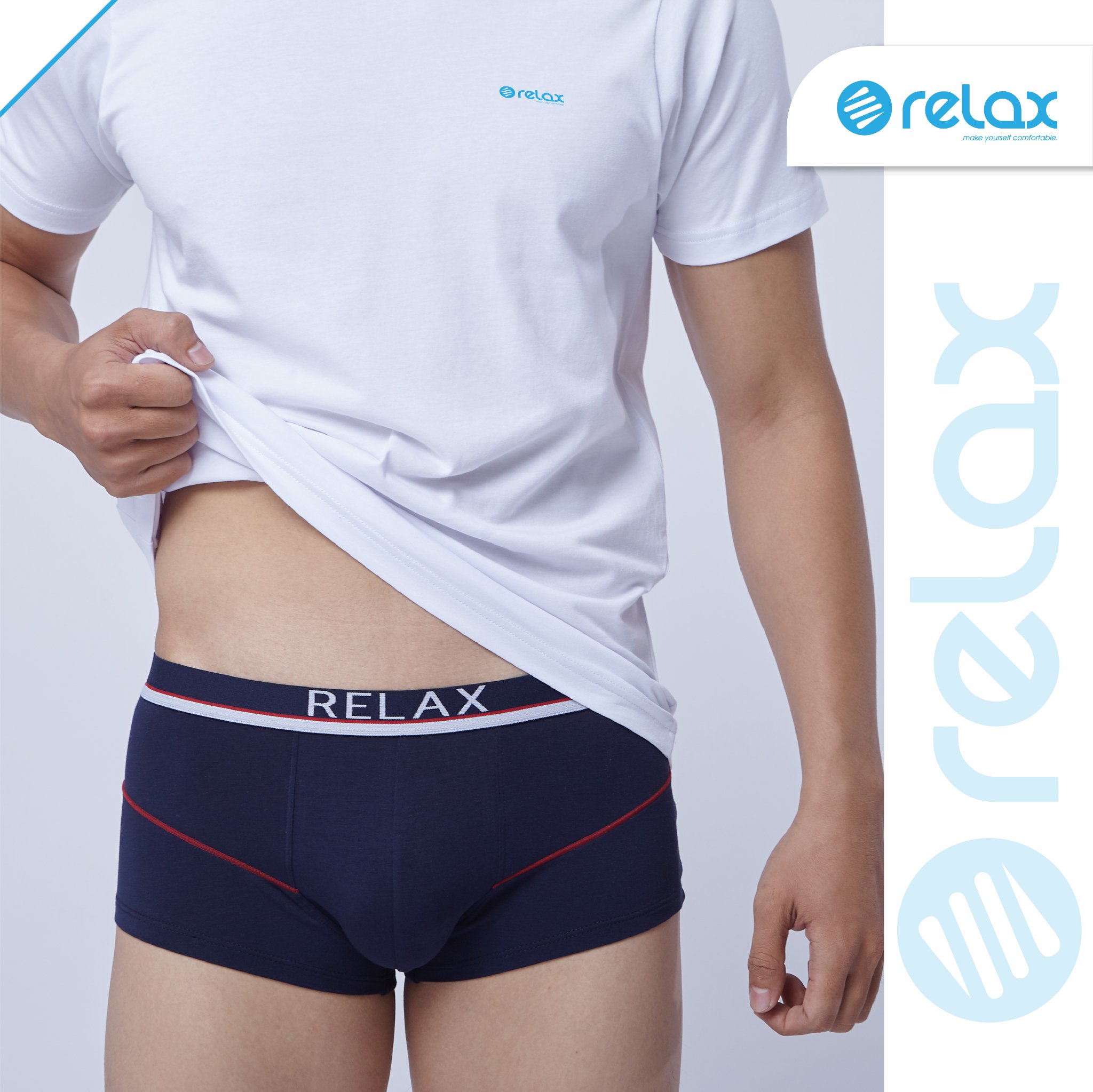 áo thun trắng nam relax cổ tròn tay ngắn cao cấp chính hãng , áo lót nam trắng cotton RA07