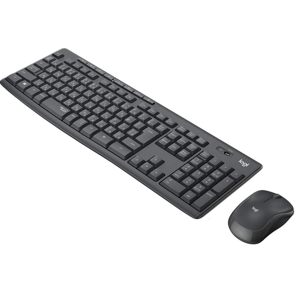 Bộ bàn phím chuột Logitech MK295 Không Dây Silent - Hàng chính hãng