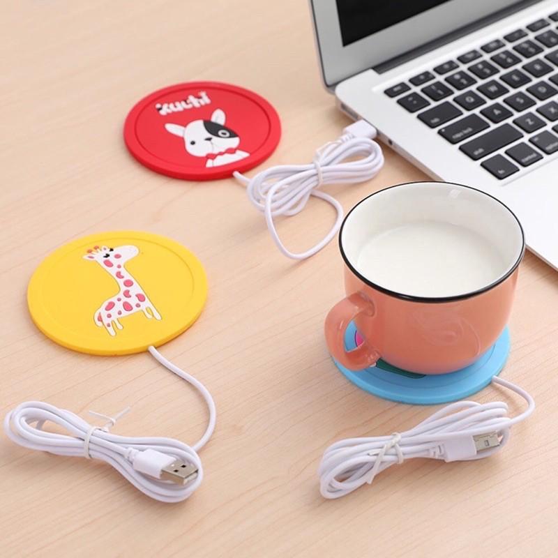 ĐẾ LÓT LY HÂM NÓNG TÁCH TRÀ, CAFE SÀI CỔNG USB