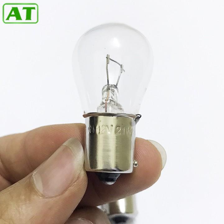 Combo 2 Bóng Đèn Hậu Đui Cài 1 Tóc 12V 21W hoặc 24V 21W