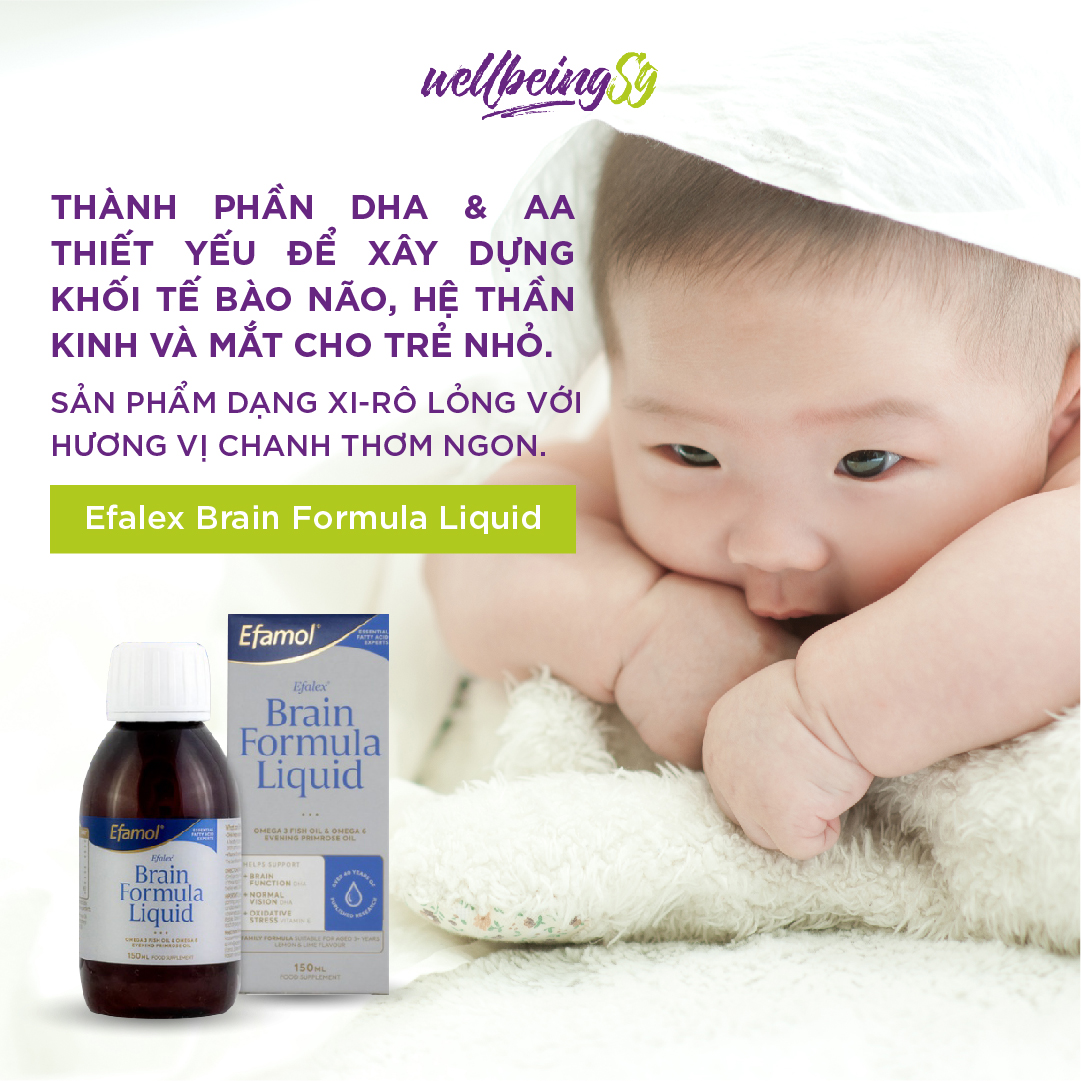 Viên Uống Bổ Sung Dầu Cá DHA, EPA, Efamol Efalex Tăng Cường Trí Nhớ, Hỗ Trợ Trí Não, Tim Mạch, Thị Lực