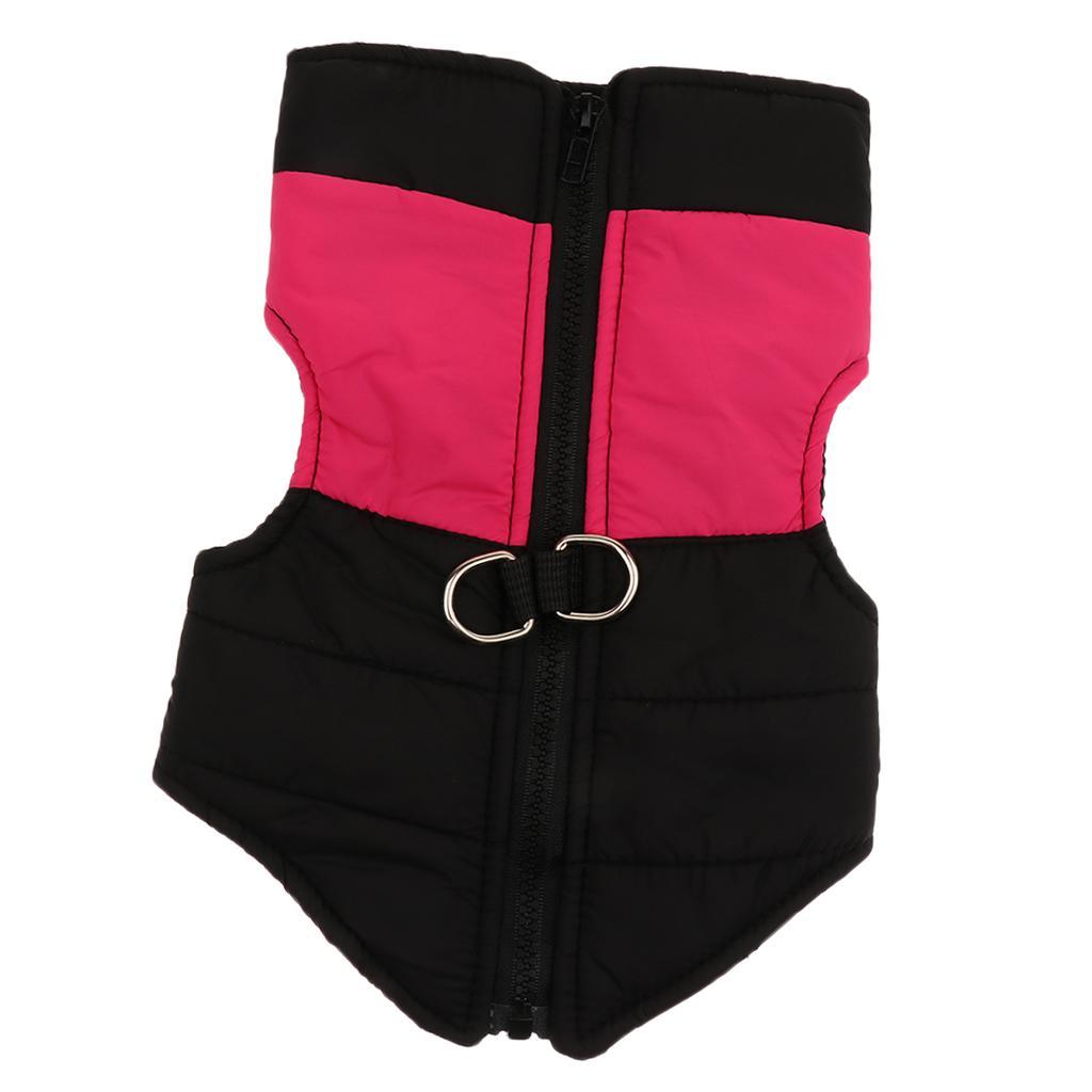Dog Winter Warm Coat Vest Waterproof Jacket Down Vest Puppy Clothes