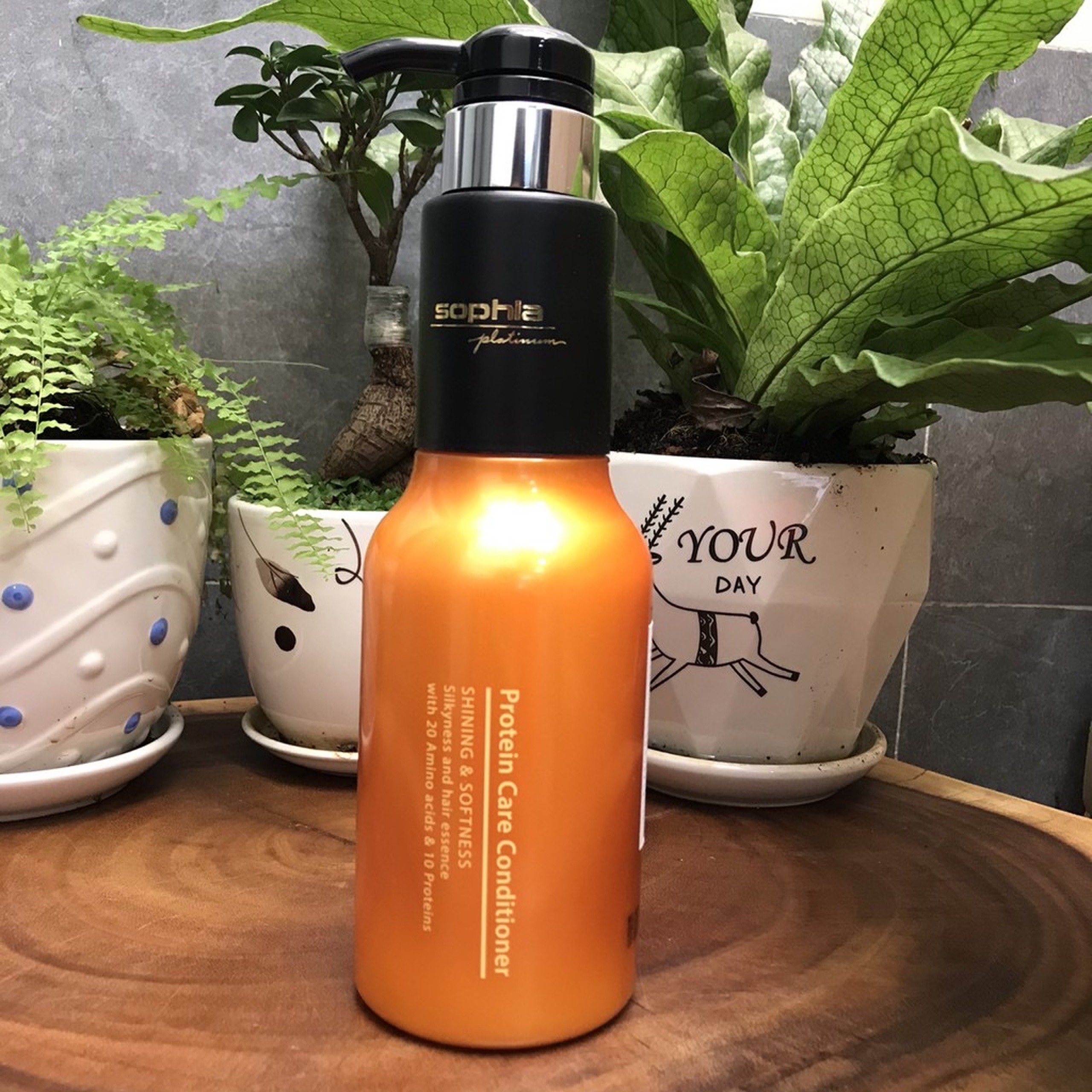 Dầu xả siêu dưỡng tóc Protein Care Sophia Platinum Conditioner 500ml