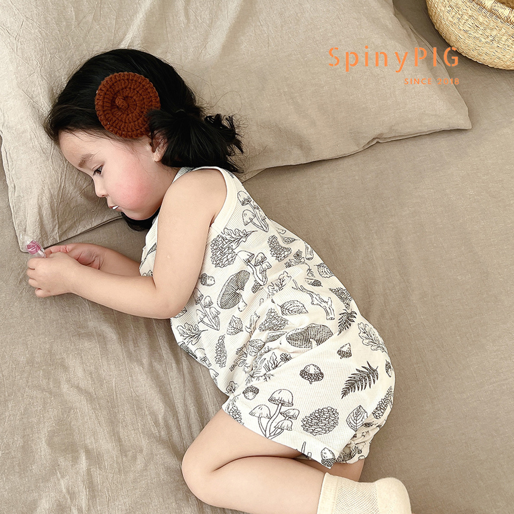 Bộ body cho bé sơ sinh 0-3 tuổi body đùi vải Waffle cao cấp mềm mát cho bé trai bé gái mùa hè