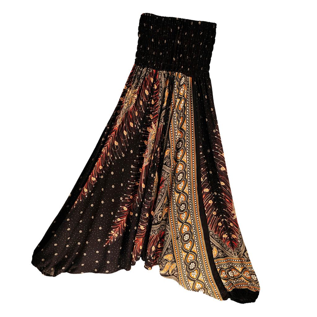 Women Yoga Wide Leg Pants Comfy Harem Pant Floral Print Wide Harem Trouser
