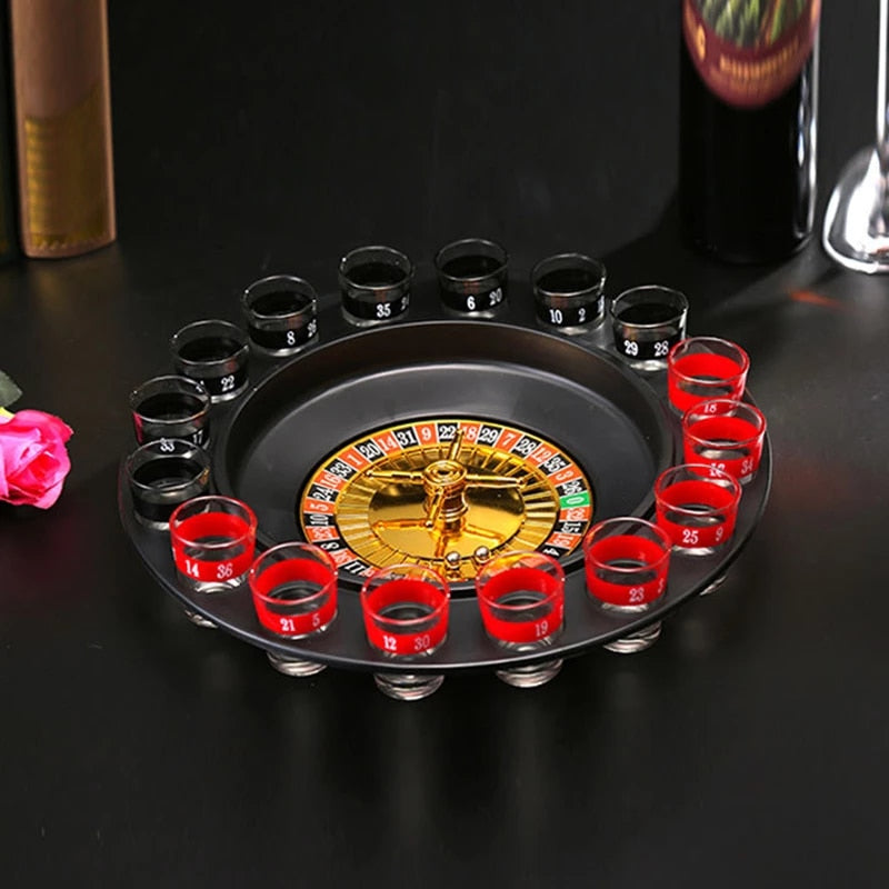 Đồ chơi drink game đồ uống Roullet vòng quay say xỉn nhiều người chơi party game