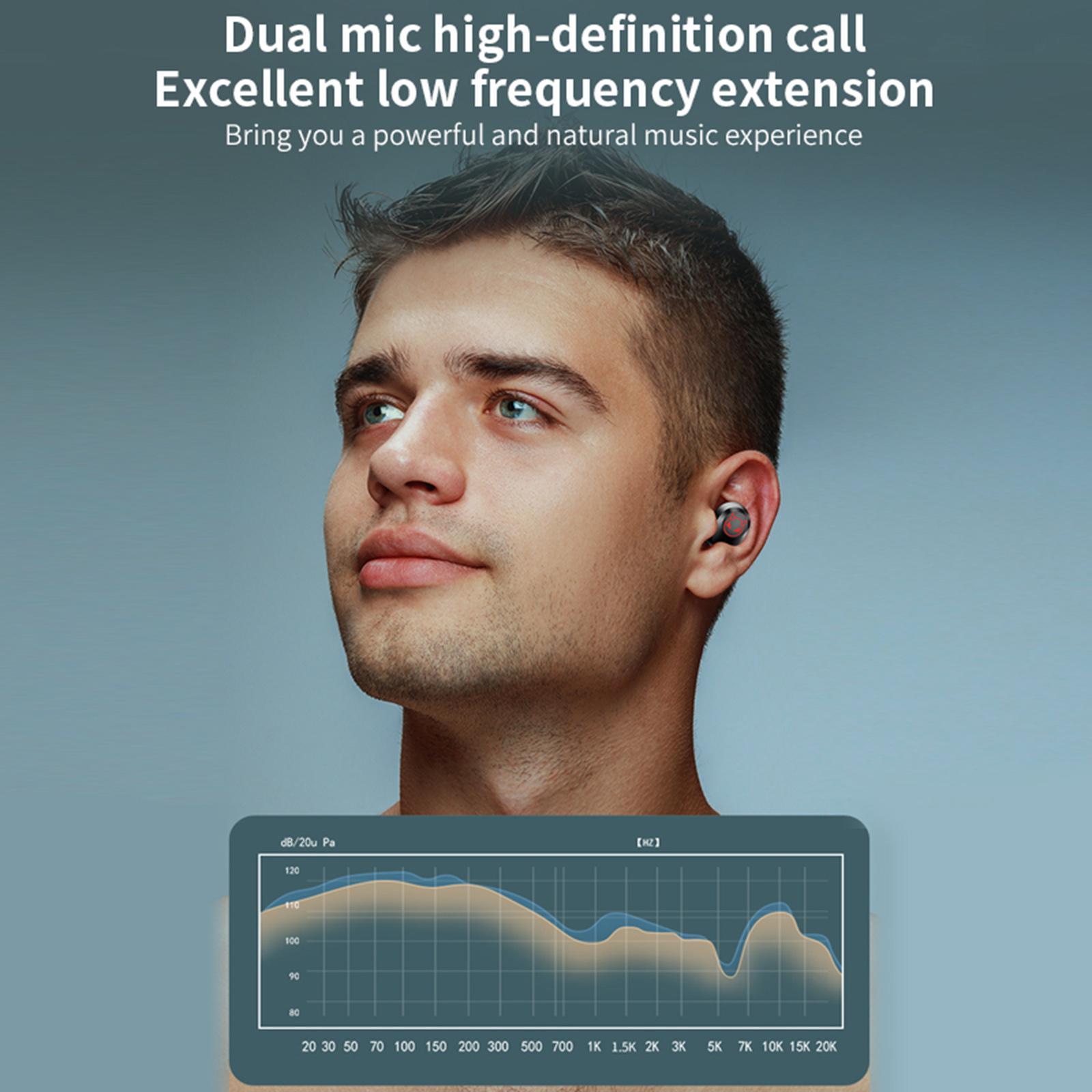 True Wireless Mini Low Latency Touch Control for outdoors black