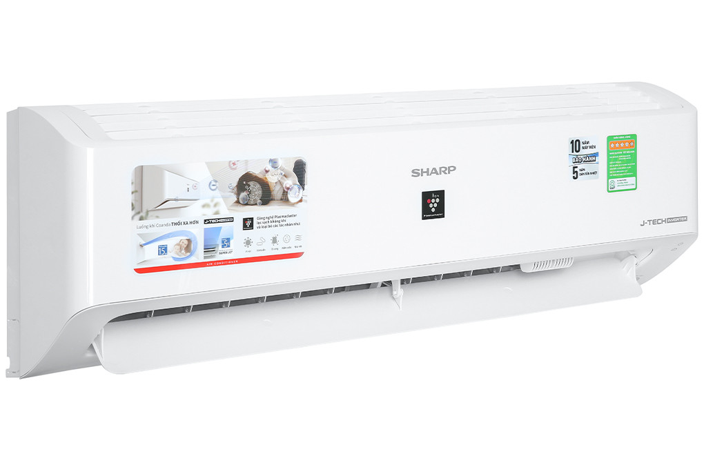 Máy lạnh Sharp Inverter 1.5 HP AH-XP13YMW Model 2021 - Hàng chính hãng (chỉ giao HCM)